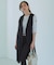 【CLASSY.6月号掲載】リネンレーヨンストレッチ  ロング ジレ