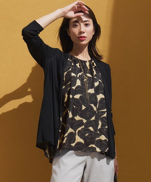 【新色追加/UVケア/接触冷感】マルチ機能 シアー ショート カーディガン