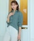 【CLASSY. 9月号掲載/WEB限定カラーあり】LIBECO ベーシック シャツ