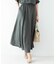 【洗える】LIBECO フレア ロングスカート