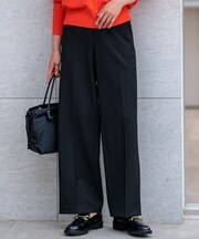 【CLASSY.2月号掲載/洗える】TRストレッチギャバ ワイドパンツ