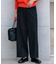 【CLASSY.2月号掲載/洗える】TRストレッチギャバ ワイドパンツ