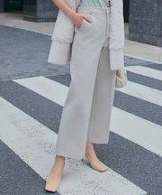 【CLASSY.2月号掲載/洗える】TRストレッチギャバ ワイドパンツ