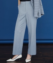 【CLASSY.2月号掲載/洗える】TRストレッチギャバ ワイドパンツ