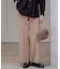 【CLASSY.2月号掲載/洗える】TRストレッチギャバ ワイドパンツ