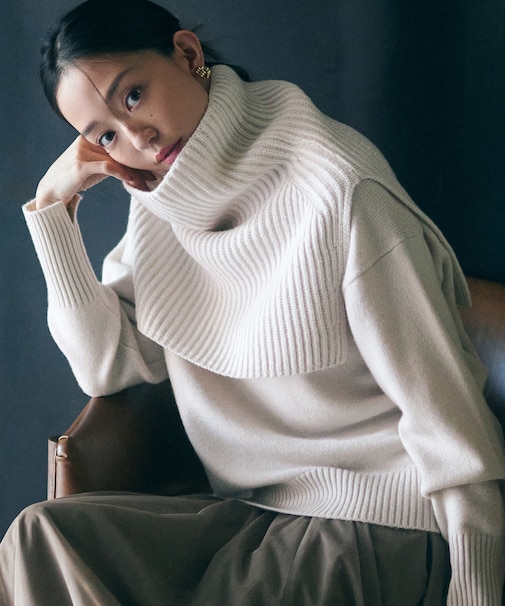 ウールカシミヤ ネックウォーマー