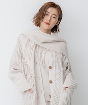 ウールカシミヤ トライアングル ストール