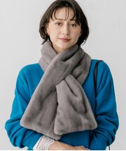 【新色追加】フェイクファー ティペット