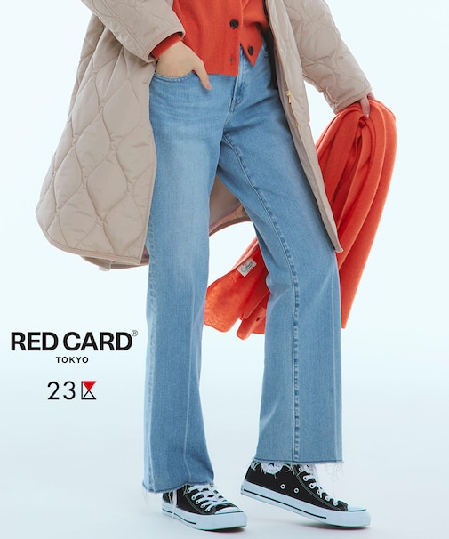 【RED CARD TOKYO×23区】デニム フレアパンツ
