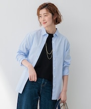 【Oggi4月号掲載/洗える】CANCLINI ベーシック シャツ