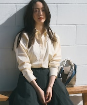 【Oggi4月号掲載/洗える】CANCLINI ベーシック シャツ