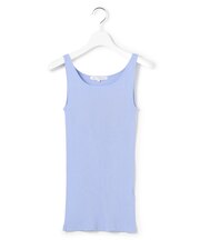 【新色追加/見上愛さん着用】オーガニック コットンリブ タンクトップ
