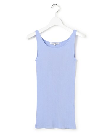 【新色追加/見上愛さん着用】オーガニック コットンリブ タンクトップ