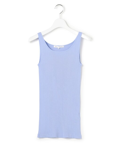 【新色追加/見上愛さん着用】オーガニック コットンリブ タンクトップ