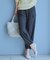 【Oggi4月号掲載/洗える】シルキーストレッチ パラシュートパンツ