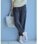 【Oggi4月号掲載/洗える】シルキーストレッチ パラシュートパンツ