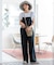 【CLASSY.6月号掲載/洗える】リネンレーヨンストレッチ サロペット