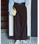 【CLASSY.6月号掲載/洗える】リネンレーヨンストレッチ ワイドパンツ