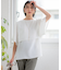 【洗える】ストレッチジョーゼット レイヤー カットソー