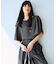 【洗える】ストレッチジョーゼット レイヤー カットソー
