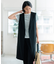 【CLASSY.6月号掲載/洗える】リネンレーヨンストレッチ ジレ