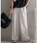 【洗える】2WAYストレッチツイル ワイドパンツ