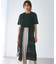 レーシーパターン ロングジレ ニット