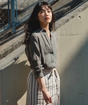 【Oggi8月号掲載/洗える】LIBECO ベーシック シャツ