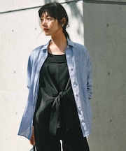 【Oggi8月号掲載/洗える】LIBECO ベーシック シャツ