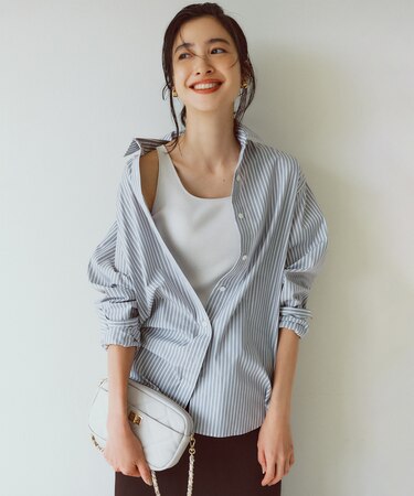 【CLASSY.2月号掲載/洗える】CANCLINI ベーシック シャツ