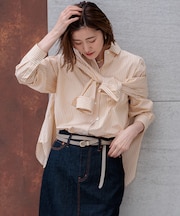 【CLASSY.2月号掲載/洗える】CANCLINI ベーシック シャツ