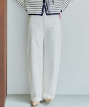 【滝沢眞規子さん着用/VERY掲載/洗える】23区DENIM ストレッチ ワイドパンツ