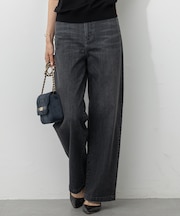 【Oggi3月号掲載/新色追加/洗える】23区DENIM ストレッチ ワイドパンツ