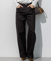 【滝沢眞規子さん着用/VERY・Oggi掲載】23区DENIM ストレッチ ワイドパンツ