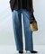 【見上愛さん着用/Oggi3月号掲載/洗える】23区DENIM ストレッチ ワイドパンツ
