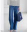 【見上愛さん着用/Oggi3月号掲載/洗える】23区DENIM ストレッチ ワイドパンツ