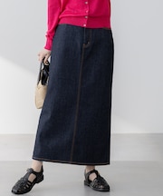 【Oggi3月号掲載/新色追加/洗える】23区DENIM ストレッチ デニムスカート