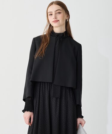 【APPLAUDIR】バックサテンジョーゼット ジャケット