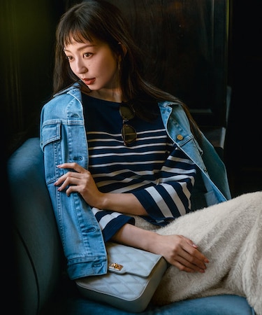 【洗える】Armor-lux ベルスリーブボーダー カットソー