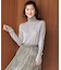 【Oggi1月号/CLASSY.11月号掲載】スムージーコットン タートルネック ニット