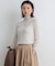 【Oggi1月号/CLASSY.11月号掲載】スムージーコットン タートルネック ニット