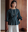 【CLASSY.10月号掲載/洗える】TWマットクロス ペプラム ブラウス