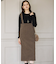 【SLOW/一部店舗限定】ソフトコーデュロイ サロペット スカート