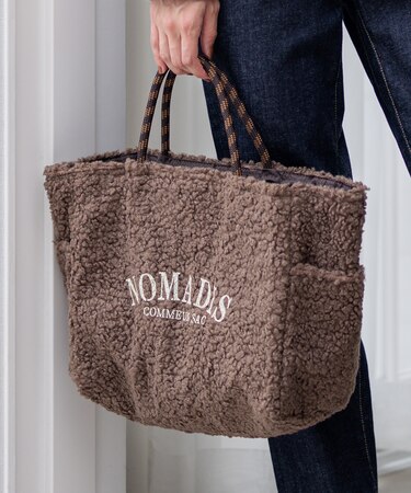 【新色追加/23区別注カラー】NOMADIS SAC2 W ボア トートバッグ