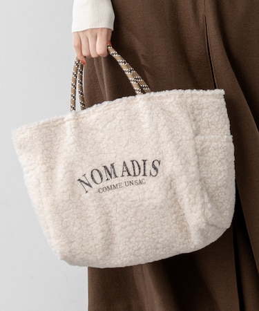 【新色追加/23区別注カラー】NOMADIS SAC2 W ボア トートバッグ