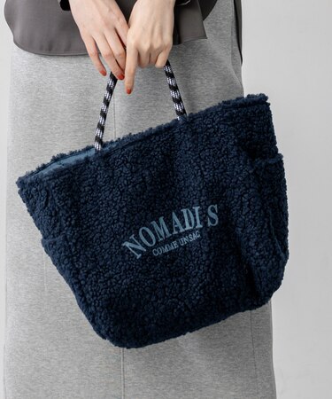 【新色追加/23区別注カラー】NOMADIS SAC2 W ボア トートバッグ