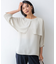 【洗える】ストレッチジョーゼット ケープデザイン カットソー