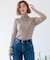 【Oggi1月号/CLASSY.11月号掲載】ウーステッドウール リブタートルネック ニット