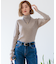 【Oggi1月号/CLASSY.11月号掲載】ウーステッドウール リブタートルネック ニット