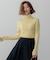 【Oggi1月号/CLASSY.11月号掲載】ウーステッドウール リブタートルネック ニット